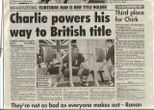 Charlie in the papers