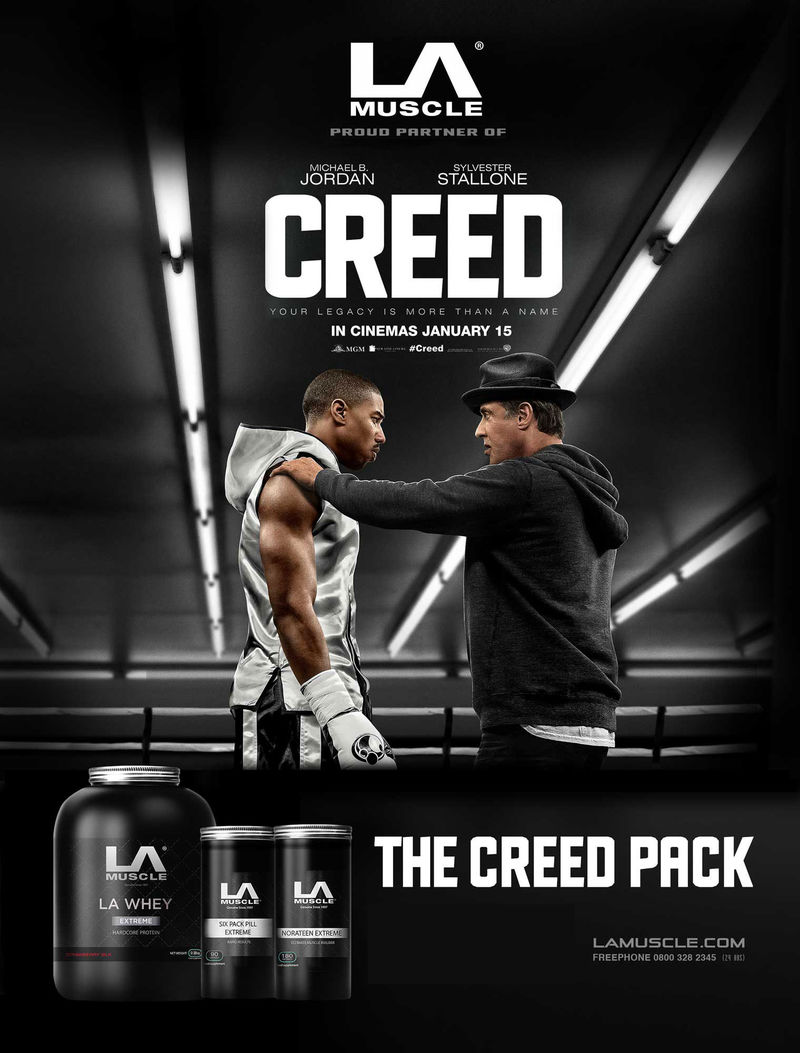 LA Muscle, official partners of Creed the movie