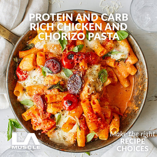Protein and Carb Rich Chicken and Chorizo Pasta Protein and Carb Rich Chicken and Chorizo Pasta