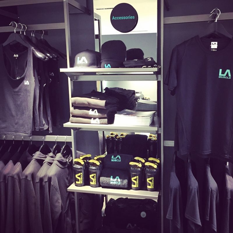 LA Muscle Shop, exclusive clothing