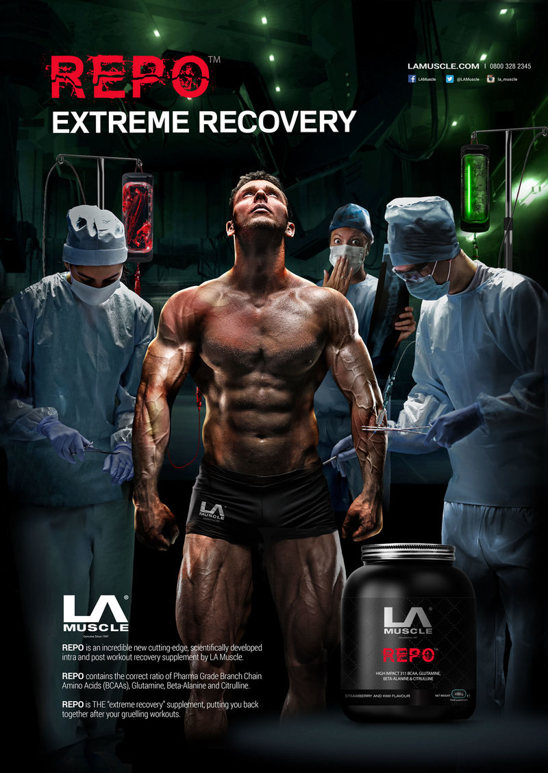 LA Muscle Adverts, innovative, cutting-edge, exciting, sexy