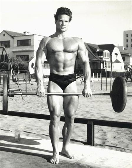 Steve Reeves, classic Venice Beach photo Steve Reeves, classic Venice Beach photo